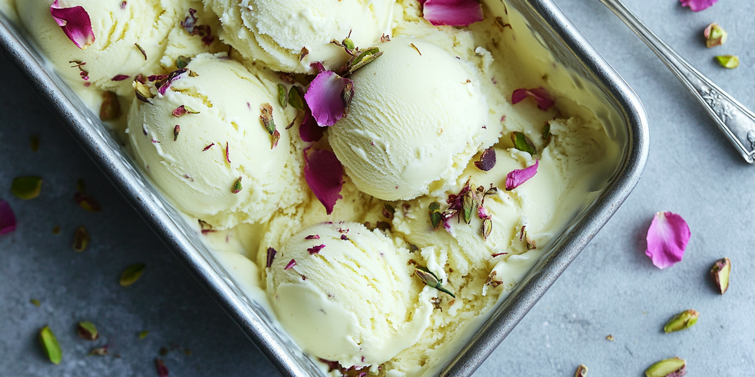 Salt and Straw Pistachio Saffron Rose Ice Cream Recipe