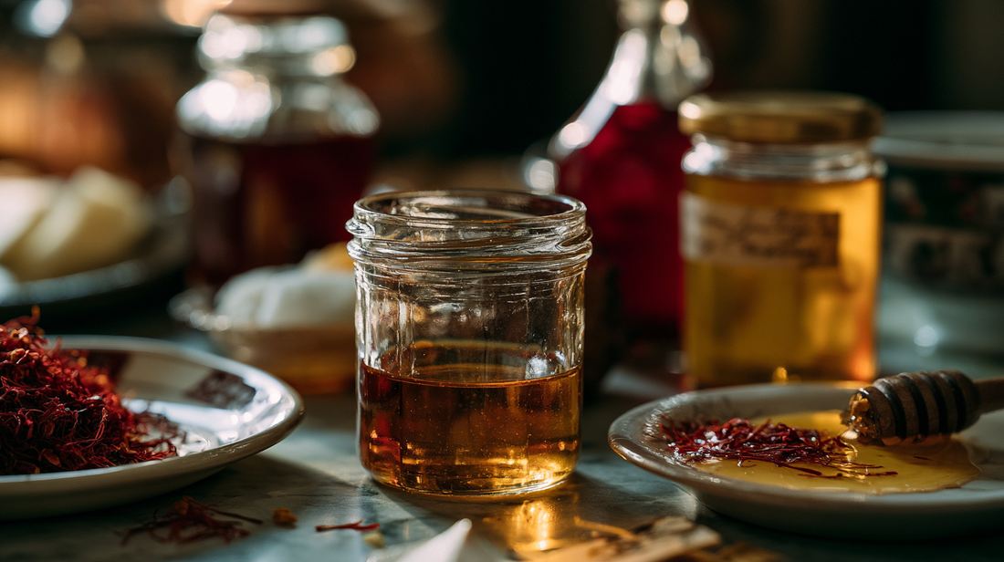 Saffron Syrups, Honey, and Infusions